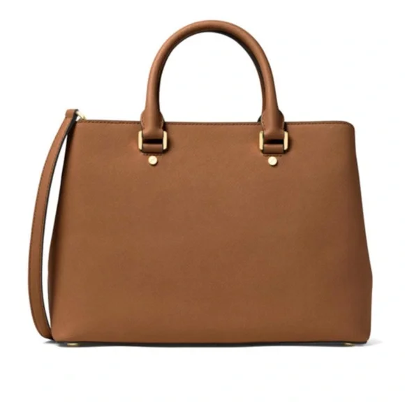 Michael Kors Savannah Leather Tote - Picture 2 of 11